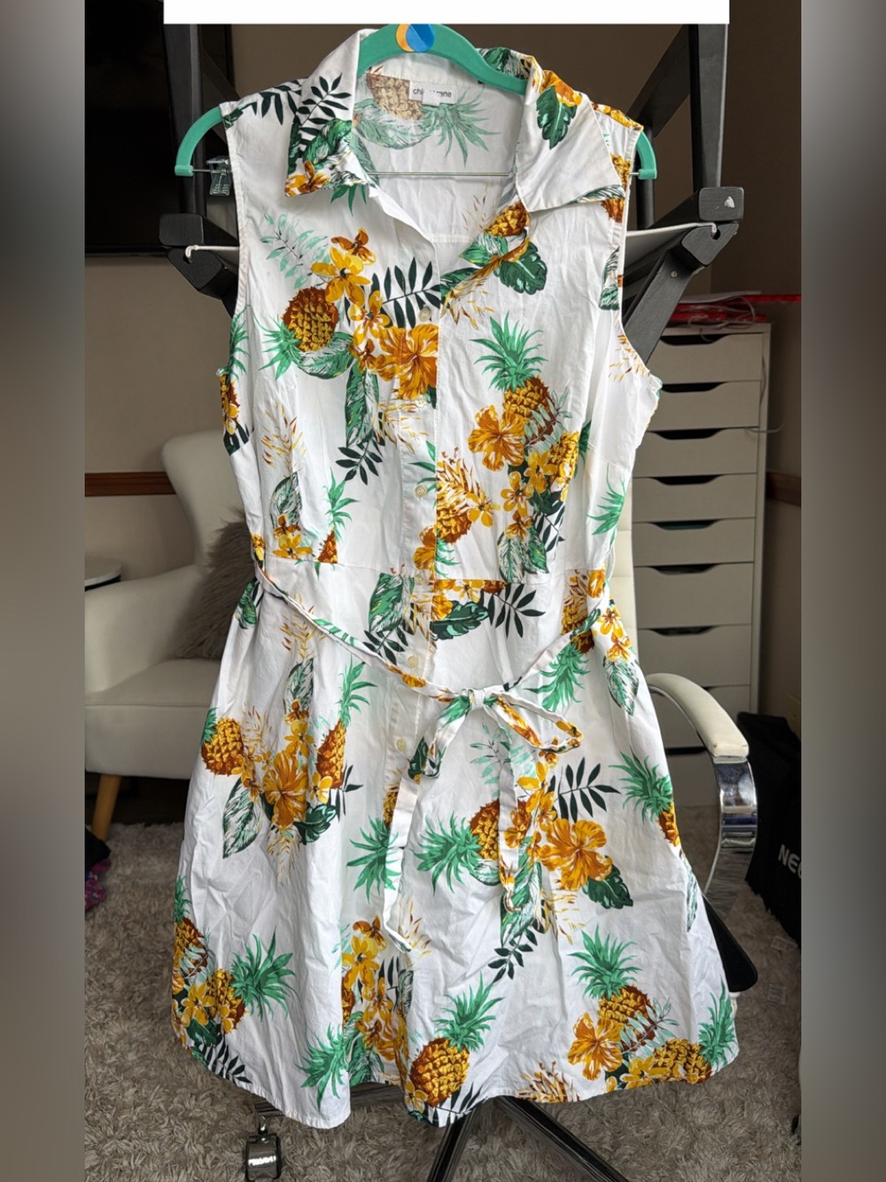 Chloe & Rene pineapple dress